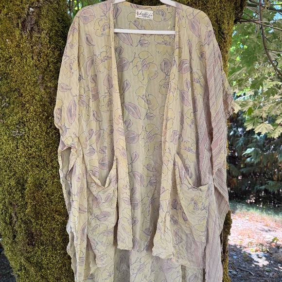 Kantha Bae Silk Serendipity Kimono - Picture 1 of 7